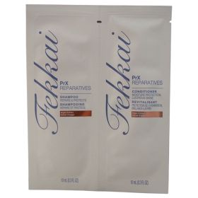 PRX Reparatives Shampoo & Conditioner Duo by Frederic Fekkai for Unisex - 2 x 0.3 oz Shampoo & Conditioner